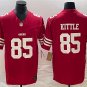 men's & kids San Francisco 49ers 85 George Kittle Jersey Red F.U.S.E Limited Football Player Game