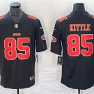 men's & youth San Francisco 49ers 85 George Kittle Jersey Black Fashion Limited Football Game