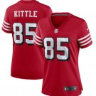 women's San Francisco 49ers 85 George Kittle Jersey Alternate Red F.U.S.E Limited Football Game