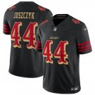 men's & kids San Francisco 49ers 44 Kyle Juszczyk Jersey Black 2025 Rivalries Collection Football
