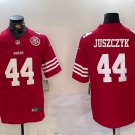 men's & kids San Francisco 49ers 44 Kyle Juszczyk Jersey Red with Patch Limited Football Player Game