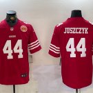 men's & kids San Francisco 49ers 44 Kyle Juszczyk Jersey Red with Patch Limited Football Player Game