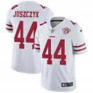 men's & kids San Francisco 49ers 44 Kyle Juszczyk Jersey White 75th Patch Limited Football Game