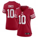 women's San Francisco 49ers 10 Mac Jones Jersey Red F.U.S.E Limited Football Player Team Game