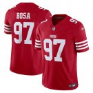 men's & kids San Francisco 49ers 97 Nick Bosa Jersey Red F.U.S.E Limited Football Player Team Game