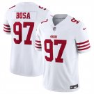 men's & kids San Francisco 49ers 97 Nick Bosa Jersey White F.U.S.E Limited Football Player Team Game
