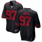 men's & kids San Francisco 49ers 97 Nick Bosa Jersey Black FUSE Limited Football Player Team Game