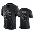 men's & youth San Francisco 49ers 97 Nick Bosa Jersey Black Reflective RFLCTV Limited Football