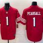 men's & kids San Francisco 49ers 1 Ricky Pearsall Jersey Alternate Red FUSE Limited Football Game