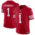 men's & kids San Francisco 49ers 1 Ricky Pearsall Jersey Red F.U.S.E Limited Football Player Game