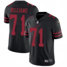 men's & kids San Francisco 49ers 71 Trent Williams Jersey Black F.U.S.E Limited Football Player Game