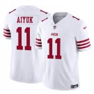 men's & kids San Francisco 49ers 11 Brandon Aiyuk Jersey White F.U.S.E Limited Football Player Game