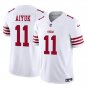 men's & kids San Francisco 49ers 11 Brandon Aiyuk Jersey White F.U.S.E Limited Football Player Game
