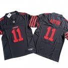 men's & kids San Francisco 49ers 11 Brandon Aiyuk Jersey Black F.U.S.E Limited Football Player Game