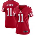 women's San Francisco 49ers 11 Brandon Aiyuk Jersey Red F.U.S.E Limited Football Player Team Game