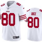 men's & kids San Francisco 49ers 80 Jerry Rice Jersey White Limited Football Retired Player