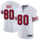 men's & kids San Francisco 49ers 80 Jerry Rice Jersey Alternate White Limited Football Retired