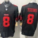 men's & kids San Francisco 49ers 8 Steve Young Jersey Black FUSE Limited Football Retired Player