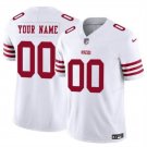 men's & kids San Francisco 49ers 00 Custom name number Jersey White Limited Football Player Game
