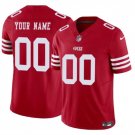 men's & kids San Francisco 49ers 00 Custom name number Jersey Red Limited Football Player Game