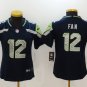 women's Seattle Seahawks 12 Fan Jersey Navy F.U.S.E Limited Football Player Team Game