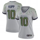 women's Seattle Seahawks 10 Cooper Kupp Jersey Gray 2025 Rivalries Collection F.U.S.E Football Game