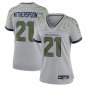 women's Seattle Seahawks 21 Devon Witherspoon Jersey Gray 2025 Rivalries Collection Football Game