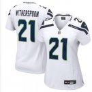 women's Seattle Seahawks 21 Devon Witherspoon Jersey White F.U.S.E Limited Football Player Game