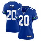 women's Seattle Seahawks 20 Julian Love Jersey Royal F.U.S.E Limited Football Player Team Game