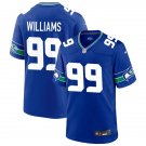 men's & kids Seattle Seahawks 99 Leonard Williams Jersey Royal F.U.S.E Limited Football Player Game