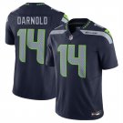 men's & kids Seattle Seahawks 14 Sam Darnold Jersey Navy F.U.S.E Limited Football Player Team Game