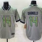 men's & kids Seattle Seahawks 14 Sam Darnold Jersey Gray 2025 Rivalries Collection Football Game