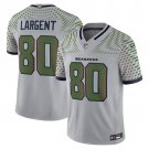 men's & kids Seattle Seahawks 80 Steve Largent Jersey Gray 2025 Rivalries Collection Football Game