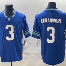 men's & kids Seattle Seahawks 3 Nick Emmanwori Jersey Royal F.U.S.E Limited Football Player Game