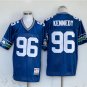 men's & youth Seattle Seahawks 96 Cortez Kennedy Jersey Blue Throwback Mesh M&N Football Retired