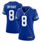 women's Seattle Seahawks 8 Coby Bryant Jersey Royal F.U.S.E Limited Football Player Team Game