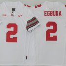 men's & youth Ohio State Buckeyes 2 Emeka Egbuka Jersey White F.U.S.E College Limited Football Game