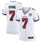 women's Tampa Bay Buccaneers 7 Bucky Irving Jersey White 50th Patch F.U.S.E Football Player Game
