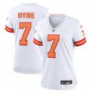 women's Tampa Bay Buccaneers 7 Bucky Irving Jersey White F.U.S.E Throwback Limited Football Game