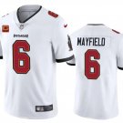men's & kids Tampa Bay Buccaneers 6 Baker Mayfield Jersey White with C Patch Limited Football Game