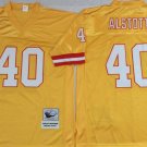 men's & youth Tampa Bay Buccaneers 40 Mike Alstott Jersey Yellow Throwback Mesh M&N Football Retired
