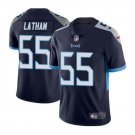 men's & kids Tennessee Titans 55 JC Latham Jersey Navy F.U.S.E Limited Football Player Team Game