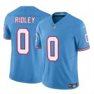 men's & kids Tennessee Titans 0 Calvin Ridley Jersey Oilers Blue F.U.S.E Throwback Limited Football