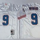 men's & youth Tennessee Oiler 9 Steve McNair Jersey White Throwback Mesh M&N Football Retired