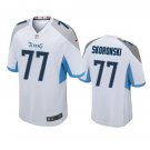 men's & kids Tennessee Titans 77 Peter Skoronski Jersey White FUSE Limited Football Player Team Game