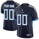 men's & kids Tennessee Titans 00 Custom name number Jersey Navy Limited Football Player Game