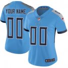 women's Tennessee Titans 00 Custom name number Jersey Blue Limited Football Player Team Game