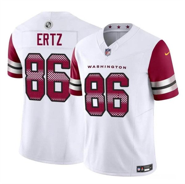 men's & kids Washington Commanders 86 Zach Ertz Jersey White F.U.S.E Limited Football Player Game