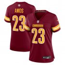 women's Washington Commanders 23 Trey Amos Jersey Burgundy F.U.S.E Limited Football Player Game