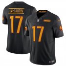 men's & kids Washington Commanders 17 Terry McLaurin Jersey Black FUSE Limited Football Player Game